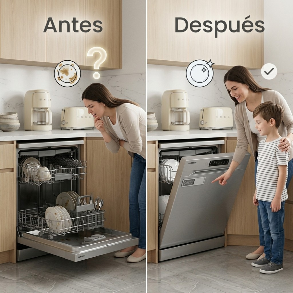 Imán Limpio/Sucio | Sabé al instante si el lavavajillas está lavado
